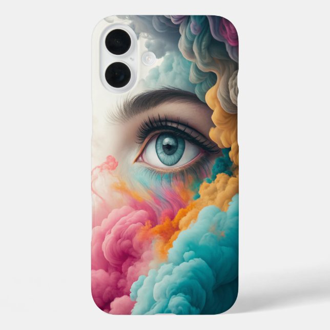 Funda iPhone 16 Plus Surreal Eye of Imagination (Reverso )
