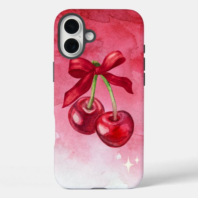 Funda iPhone 16 Plus Sweet Cherry Delight (Reverso )