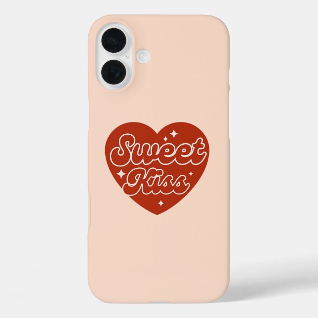 Funda iPhone 16 Plus Sweet Kiss (Reverso )