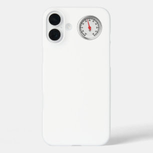 Funda iPhone 16 Plus Termómetro Celsius redondo