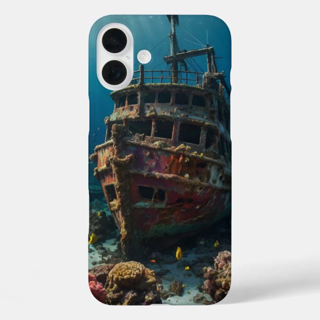 Funda iPhone 16 Plus Tesoro hundido (Reverso )