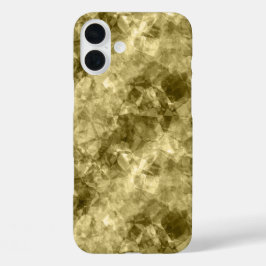 Funda iPhone 16 Plus Textura en bruto de bronce