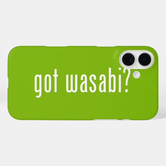 Funda iPhone 16 Plus ¿tiene wasabi? (Reverso  (Horizontal))