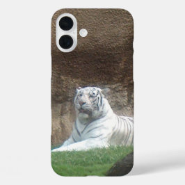 Funda iPhone 16 Plus Tigre Blanco