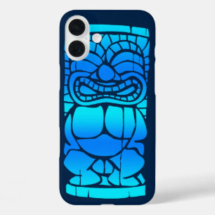 Funda iPhone 16 Plus Tiki Ailani Hawai Sunset Blend Blue