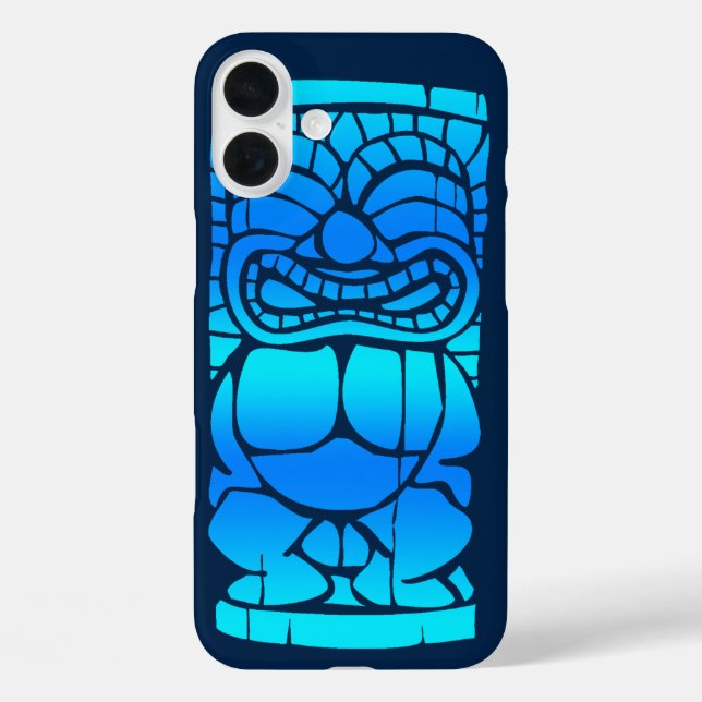 Funda iPhone 16 Plus Tiki Ailani Hawai Sunset Blend Blue (Reverso )