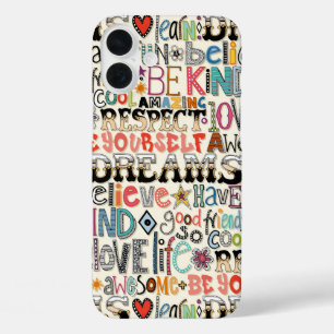 Funda iPhone 16 Plus tipografía tan genial