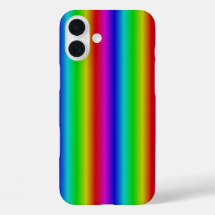 Funda iPhone 16 Plus Tiras arco iris - Patrón