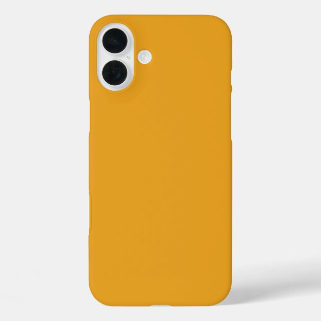 Funda iPhone 16 Plus Tono Marigold minimalista (Reverso )