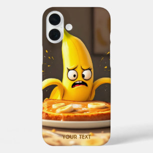 Funda iPhone 16 Plus Tosta bananera de mantequilla bananera grata
