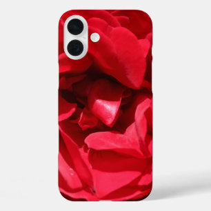 Funda iPhone 16 Plus Trabajo de Rose Bardou, rojo oscuro