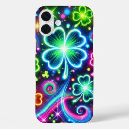 FUNDA iPhone 16 PLUS TREBOL DE IRLANDA CELTICO VIVAMENTE COLORIDO