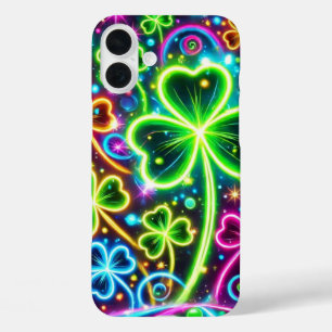 FUNDA iPhone 16 PLUS TREBOL DE IRLANDA CELTICO VIVAMENTE COLORIDO