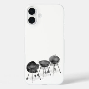 Funda iPhone 16 Plus Tres parrilladas de carbón vegetal