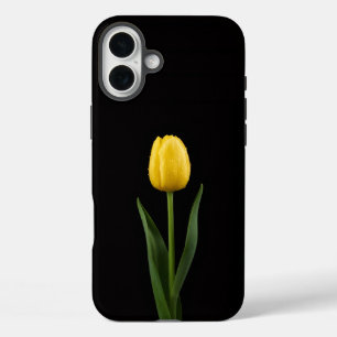 Funda iPhone 16 Plus Tulipán Dorado Black 4 Luxe iPhone 16 Plus,