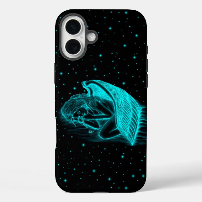 Funda iPhone 16 Plus Un ángel dormido (Reverso )