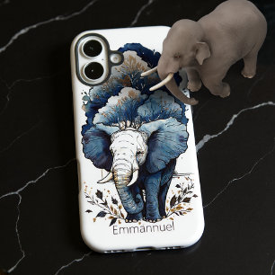 Funda iPhone 16 Plus Un Elefante Camina Bajo Los Árboles