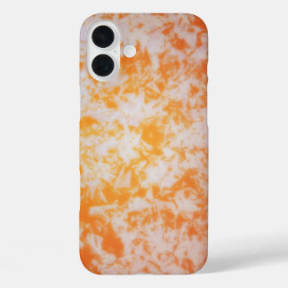 Funda iPhone 16 Plus Una textura grunge naranja