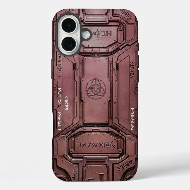 Funda iPhone 16 Plus UNIT-77 #049: Nexus Helix QX-45 (Reverso )