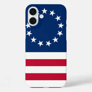 Funda iPhone 16 Plus usa betsy ross flag