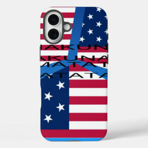 FUNDA iPhone 16 PLUS USA HAKUNA MATATA