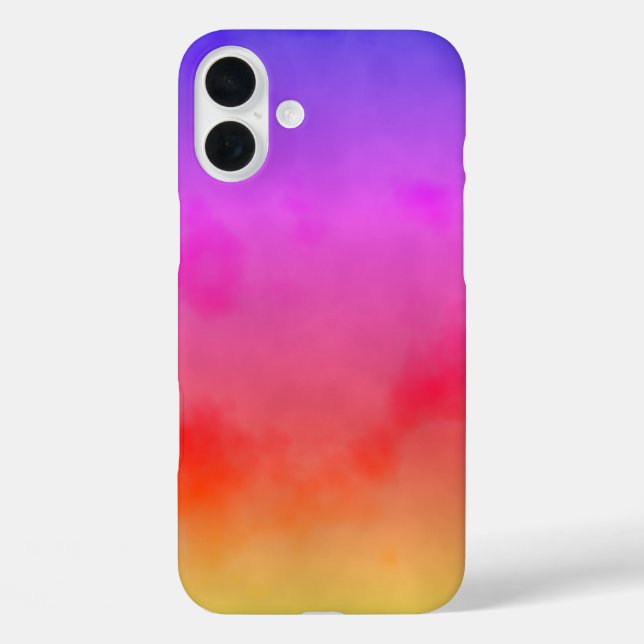 Funda iPhone 16 Plus Vapor arcoiris (Reverso )