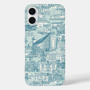 Funda iPhone 16 Plus Vaso de mar de pavo real