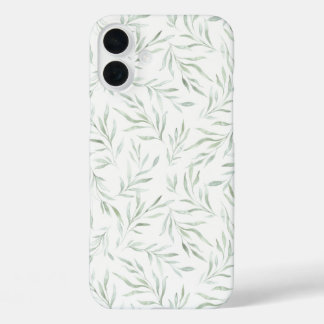 Funda iPhone 16 Plus Verde verde foliage delgado