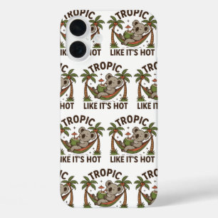 Funda iPhone 16 Plus Vibraciones de koala relajado