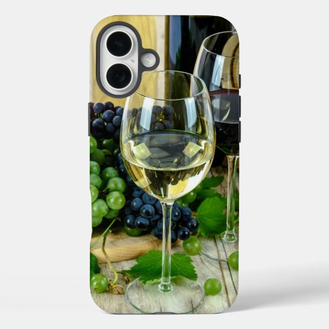 Funda iPhone 16 Plus Vino fino, envejecido a la perfección (Reverso )