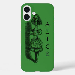 Funda iPhone 16 Plus Vintage Alicia en el País de las Maravillas