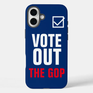 Funda iPhone 16 Plus Votar Por La Marca Azul Del GOP
