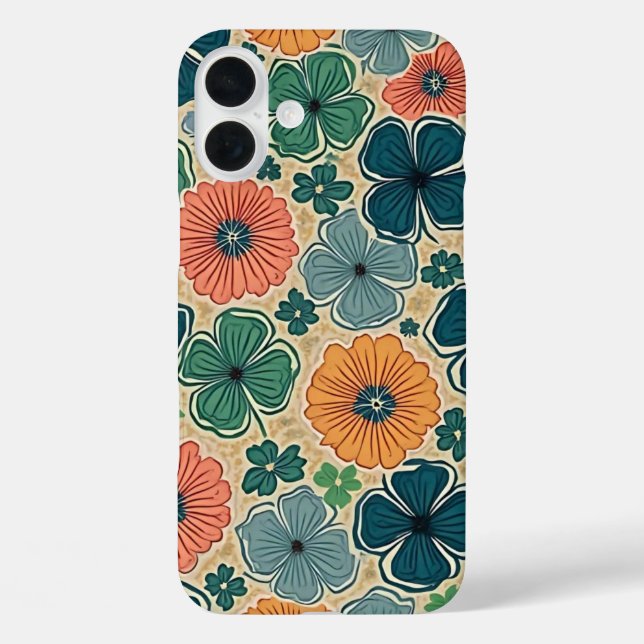 Funda iPhone 16 Plus Wildflowers Harmonious Tones (Reverso )