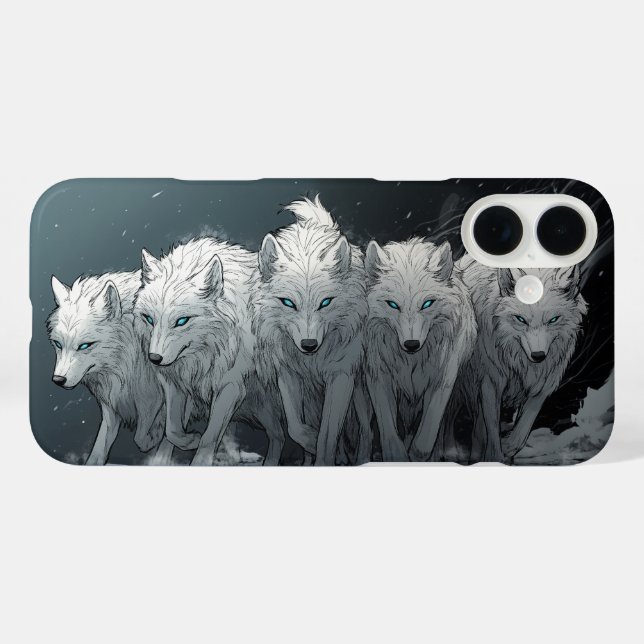 Funda iPhone 16 Plus Wolf Pack (Reverso  (Horizontal))