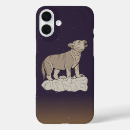 Funda iPhone 16 Plus Wolf Pup Howling