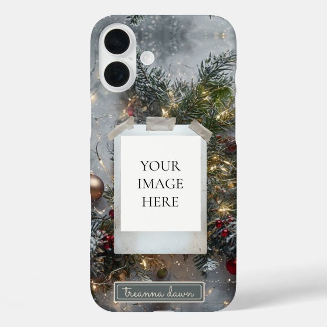 Funda iPhone 16 Plus Yuletide Elegance (Reverso )