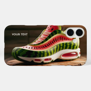 Funda iPhone 16 Plus Zapatos Deportivos de Sandía Lindo Fantasía