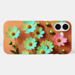 Funda iPhone 16 Plus Zinnia Elegans Flores Vibrantes Botánicas