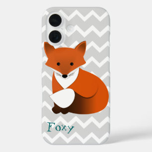Funda iPhone 16 Poco diseño del Fox rojo