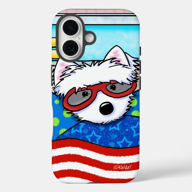 Funda iPhone 16 Poolboy Westie (Reverso )