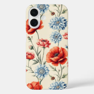 Funda iPhone 16 Poppy y Dahlia en Francia