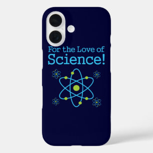 Funda iPhone 16 Por el amor a la ciencia Átomo estuche para iPhone