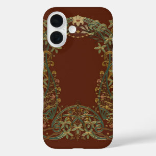 Funda iPhone 16 Precioso Nouveau Floral Con Lirio