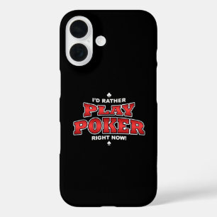 Funda iPhone 16 Preferiría Jugar al Poker ahora mismo