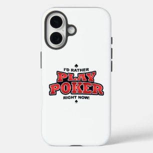 Funda iPhone 16 Prefiero Jugar al Poker