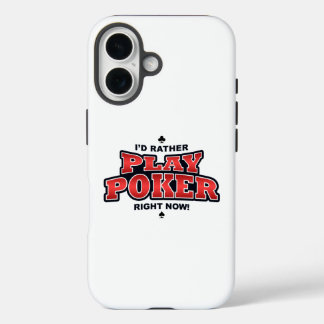Funda iPhone 16 Prefiero Jugar al Poker