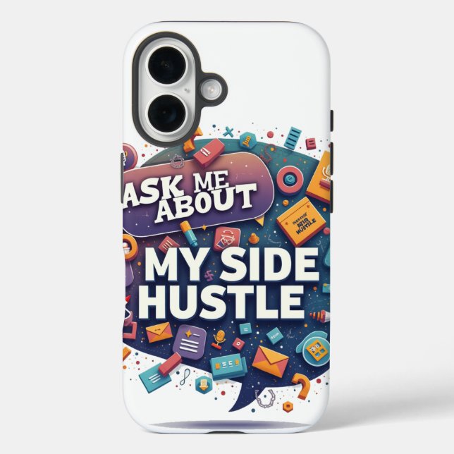 Funda iPhone 16 Pregúntame sobre mi bifurcación lateral (Reverso )