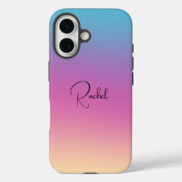 Funda iPhone 16 Pretty Ombre Personalized Phone