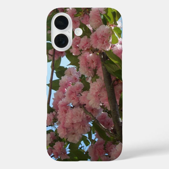 Funda iPhone 16 Primavera del Árbol de cerezo IV con doble floreci (Reverso )