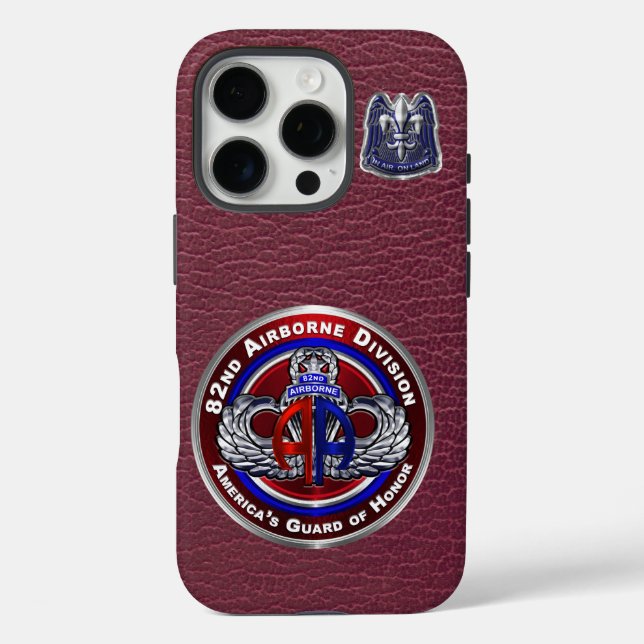 Funda iPhone 16 Pro 82.ª División Aerotransportada  (Reverso )
